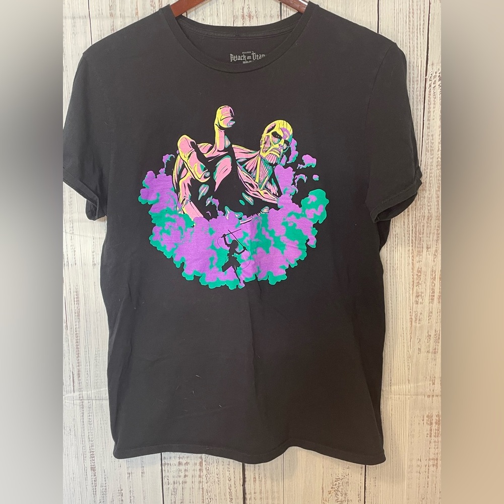 Season Two Attack of the Titian anime shirt.
